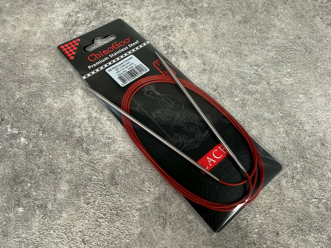 Chiaogoo SS Red lace fasta rundstickor