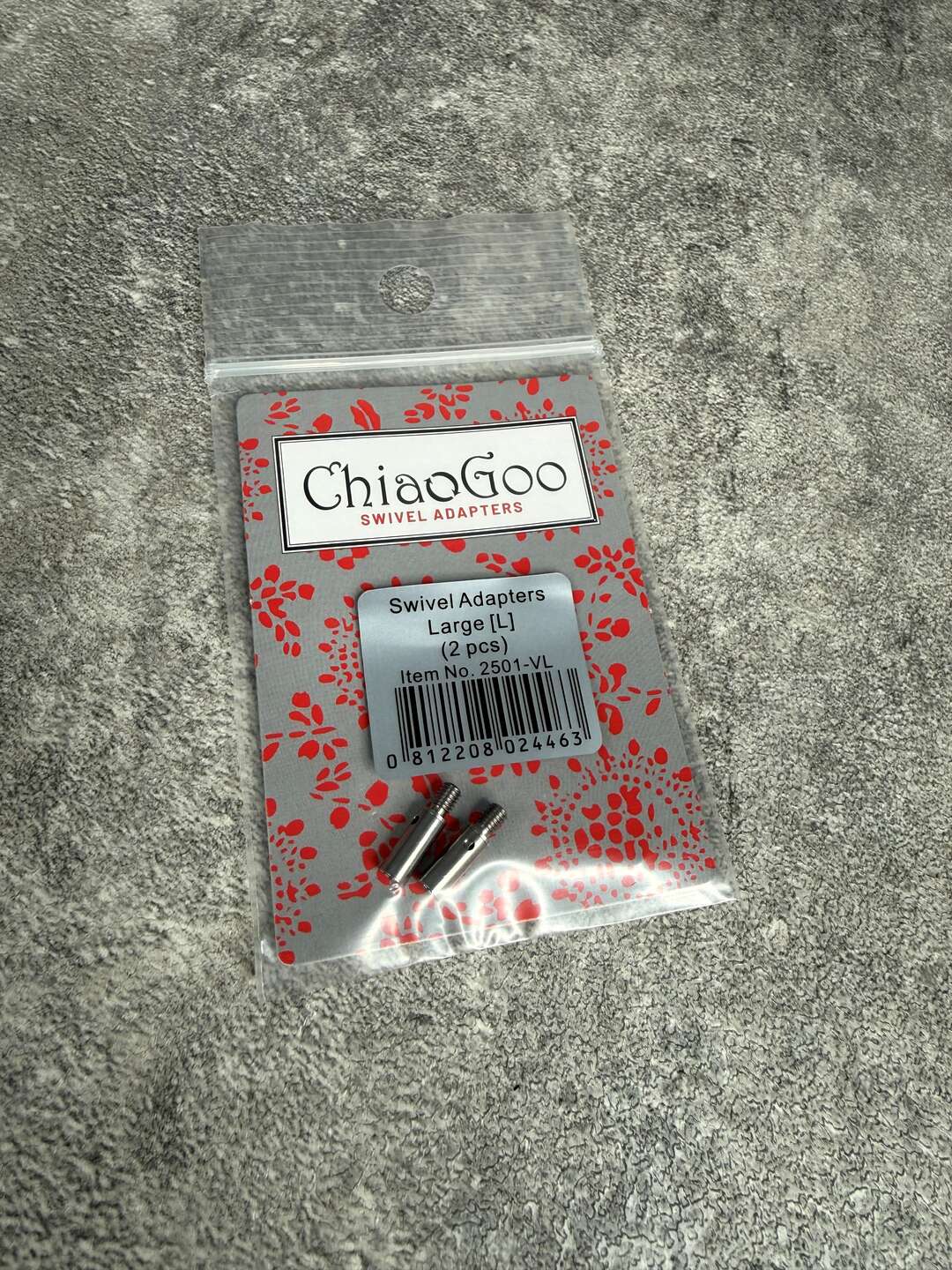 ChiaoGoo swivel-adapter till utbytbara ändstickor (2 st) Small & Large