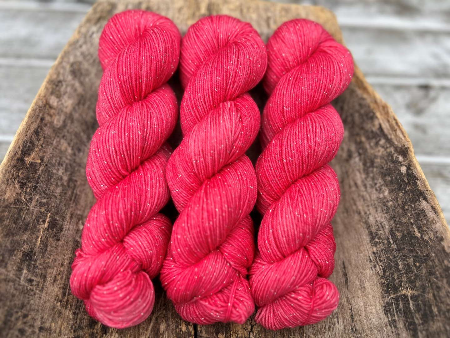 Glitter Merinosock - Cherrie