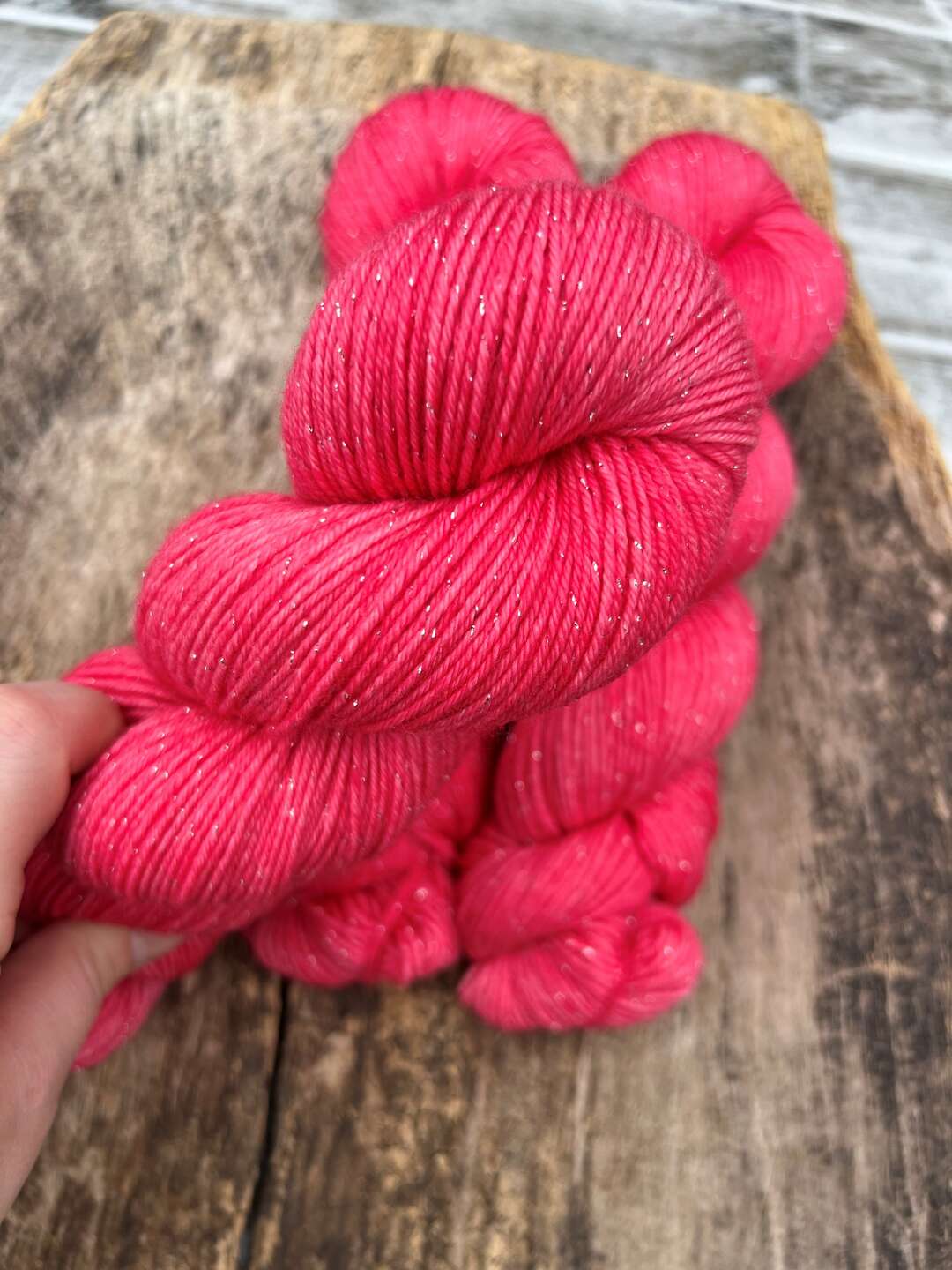 Glitter Merinosock - Cherrie
