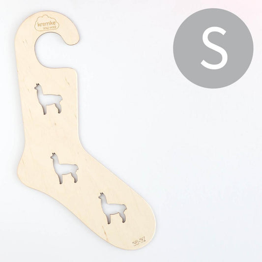 Sockblockare i trä- Alpacka