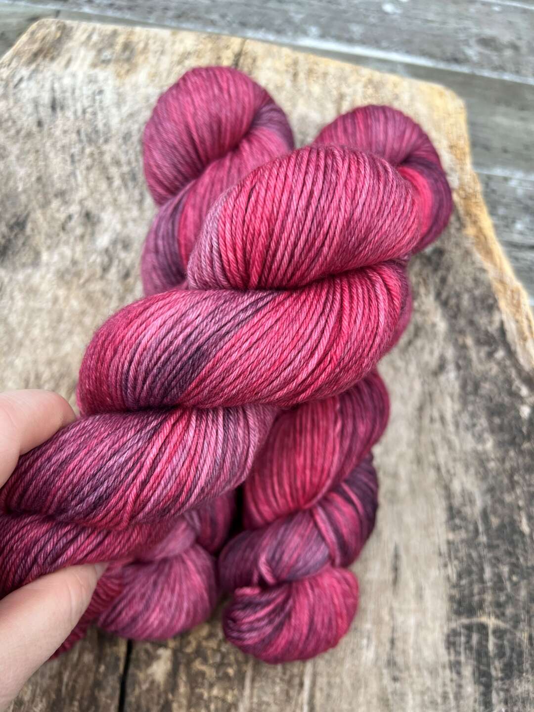DK - Merino sock DK - Black cherry