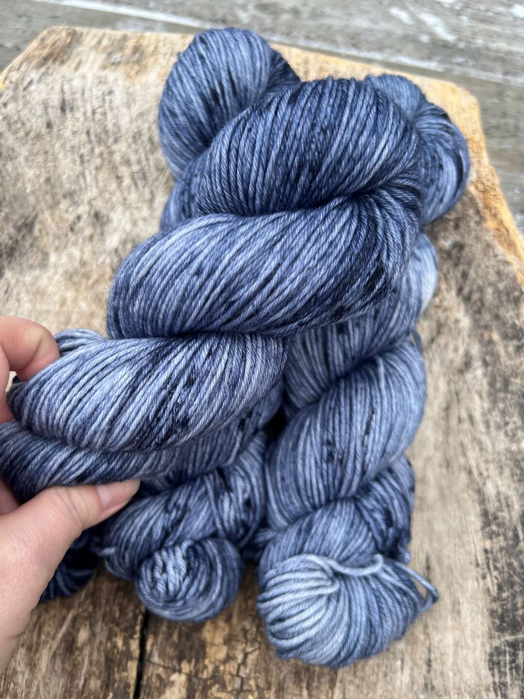 DK - Merinosock DK - Blue magnolia