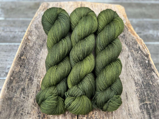 DK - Merinosock DK - Deep green