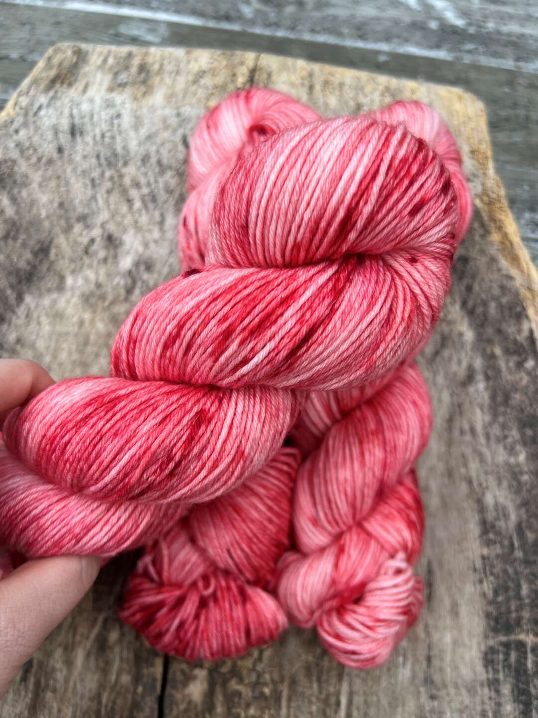 DK - Merinosock DK - Red magnolia