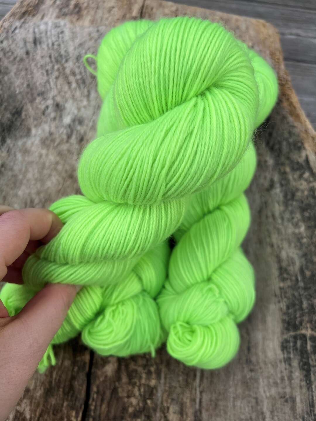 Merinosock - Flourecent green
