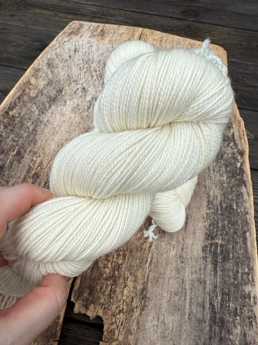 Garn att färga själv - Obehandlad merino 2tr