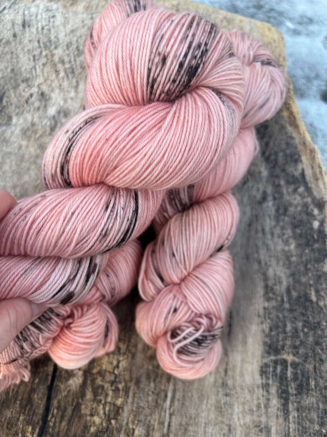 Merinosock - Peach licorice