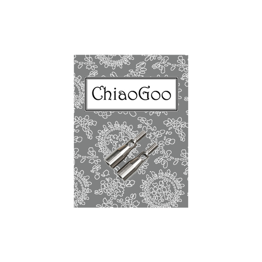 Chiaogoo - Adapter till utbytbara stickor (S) sticka (M) kabel. 2-pack