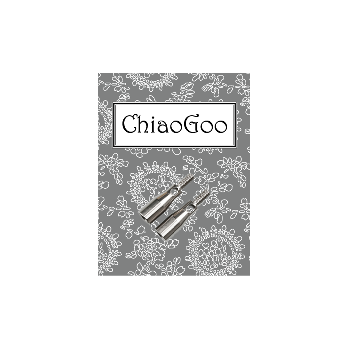 Chiaogoo - Adapter till utbytbara stickor (S) sticka (M) kabel. 2-pack