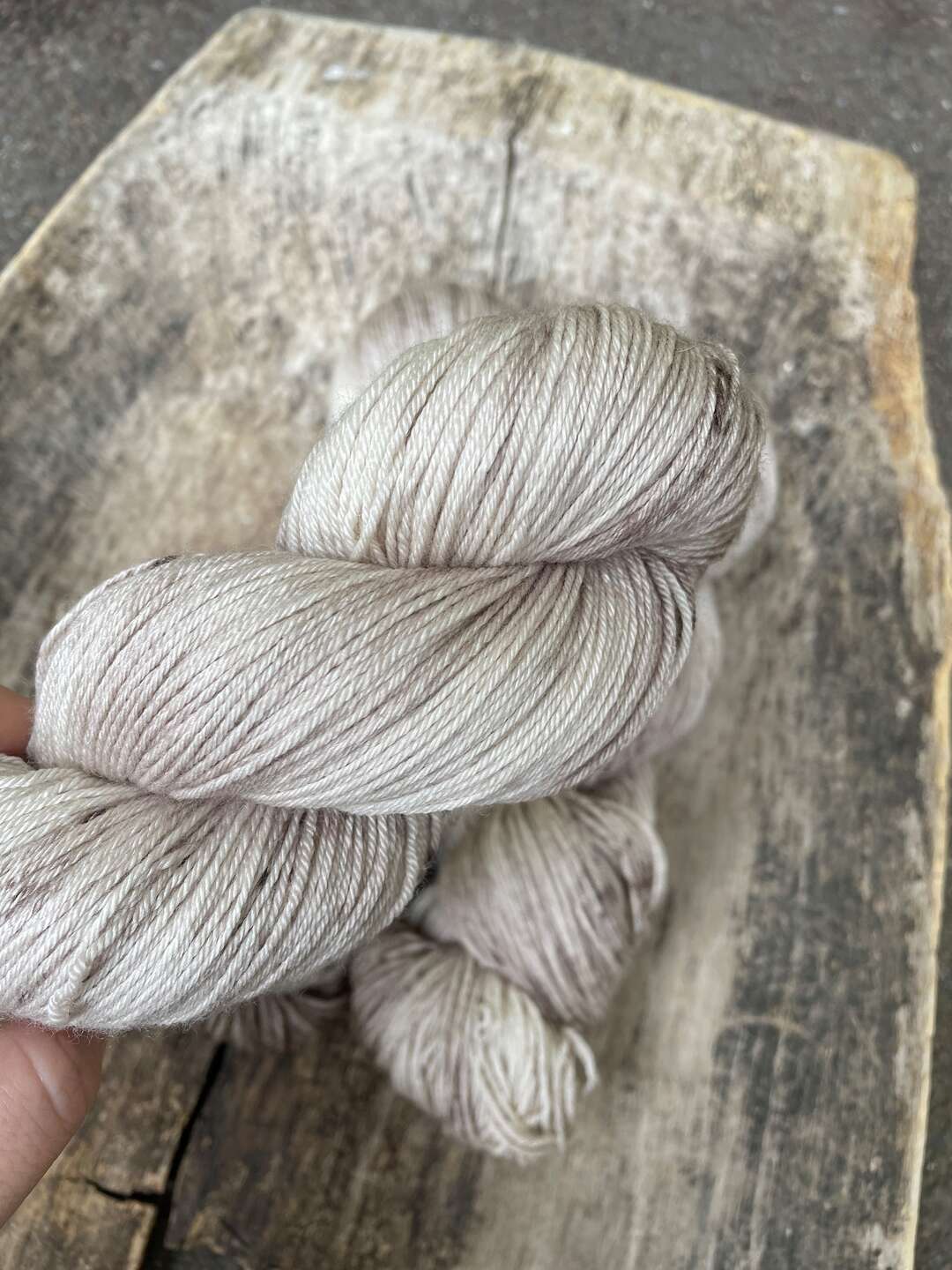 Extra fine merino silke - Cappuccino