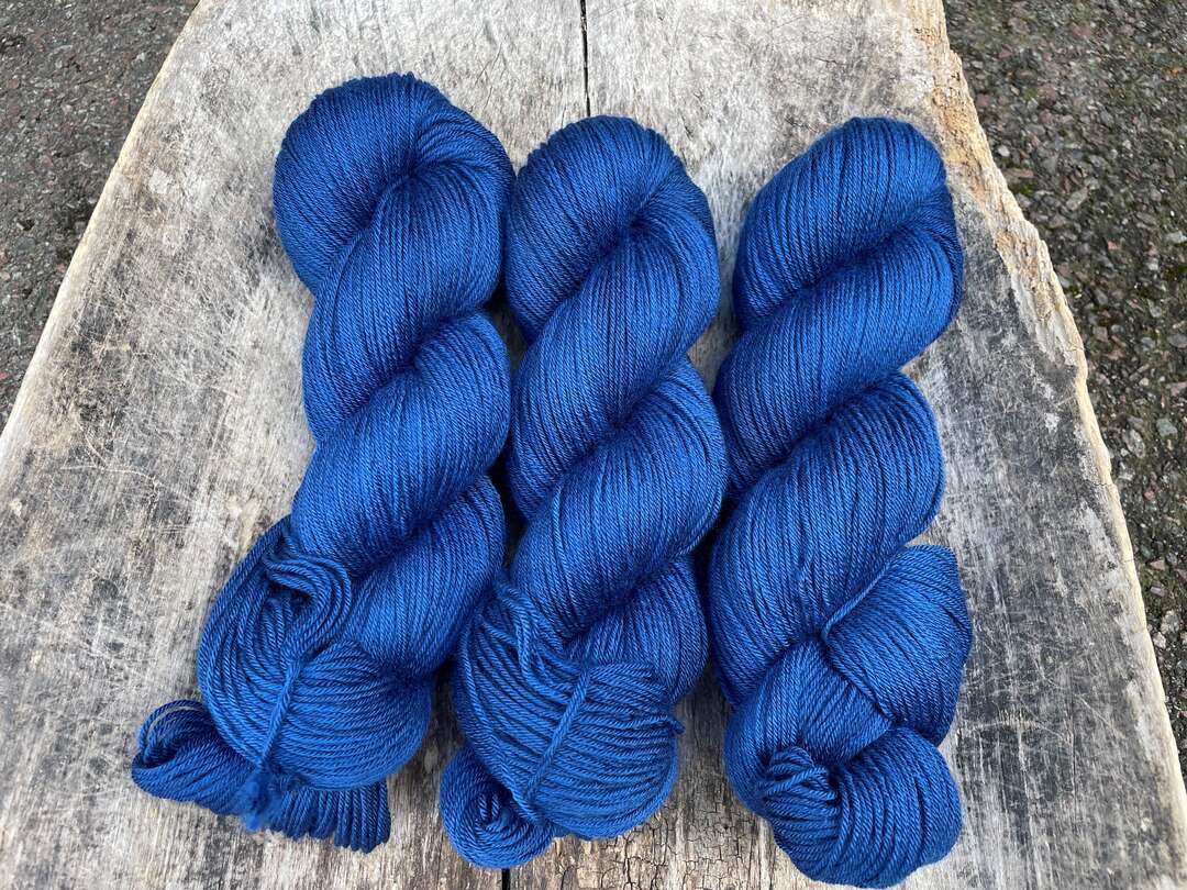 Extra fine merino silke - Deep blue