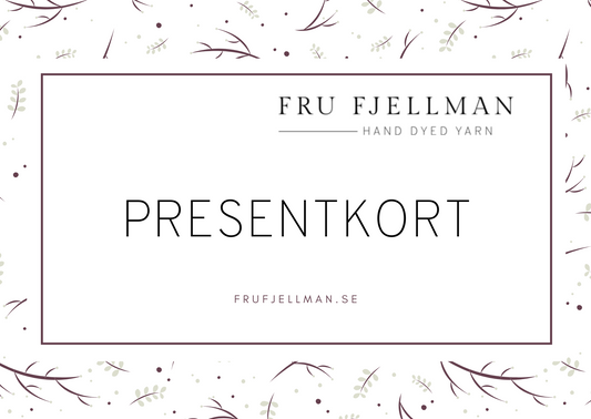 Presentkort hos Fru Fjellman