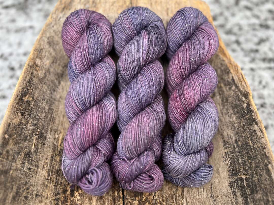 Glitter Merinosock - Verbena