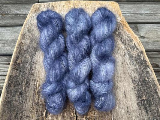 Luxury kid silk mohair - Blue magnolia
