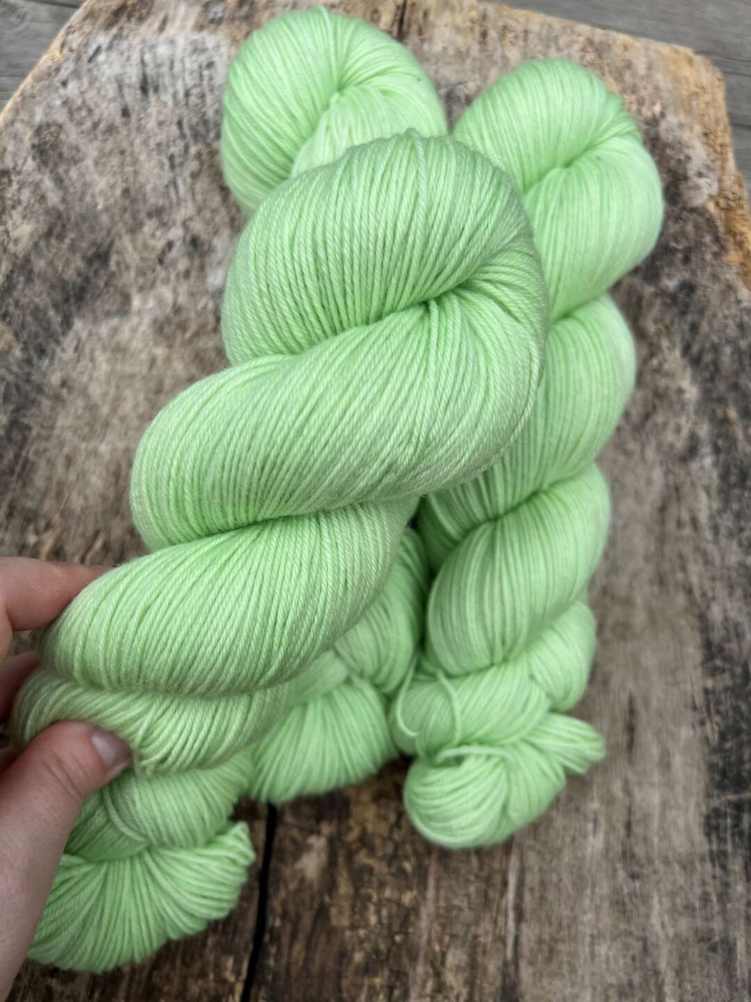 Merino sock - Apple green