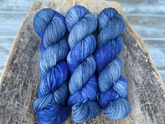 DK - Merinosock DK - Bleu