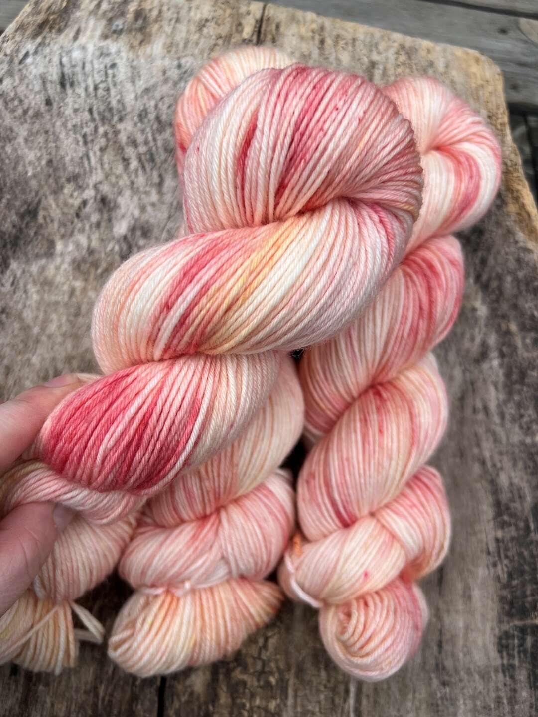 DK - Merino sock DK - Champagne and Strawberries