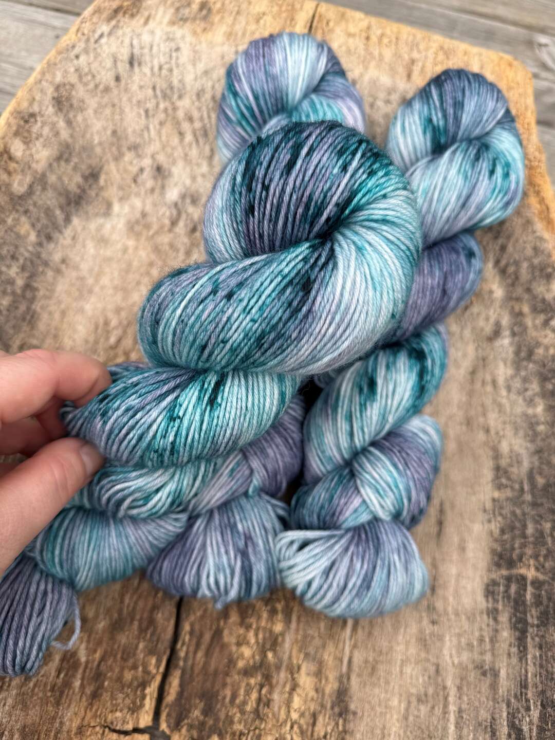 DK - Merinosock DK - Ice blossom