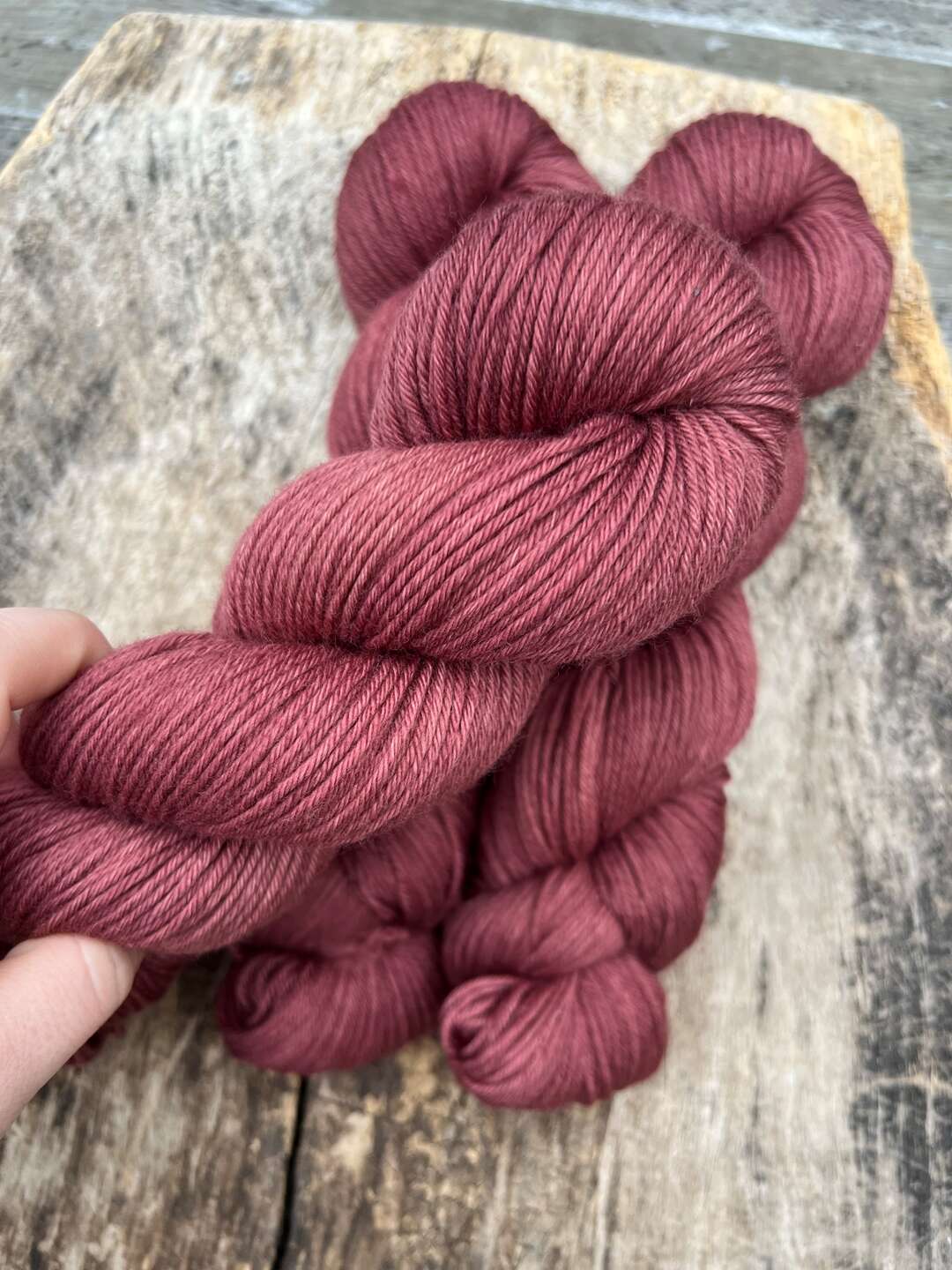 DK - Merino sock DK - Dark raspberry