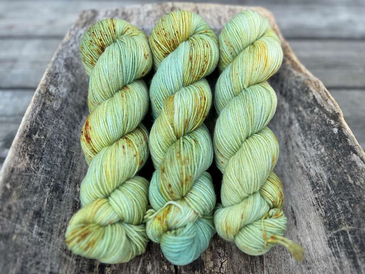 Merino sock - Golden pistachios