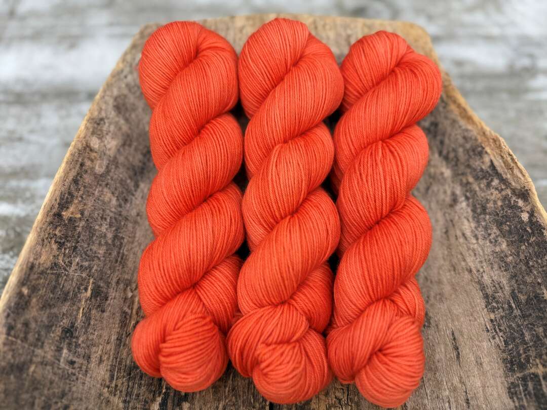 Merinosock - Red Orange