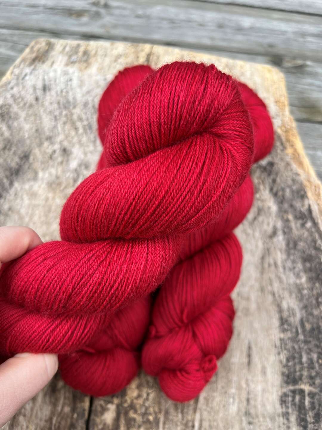 Merino sock - Ruby