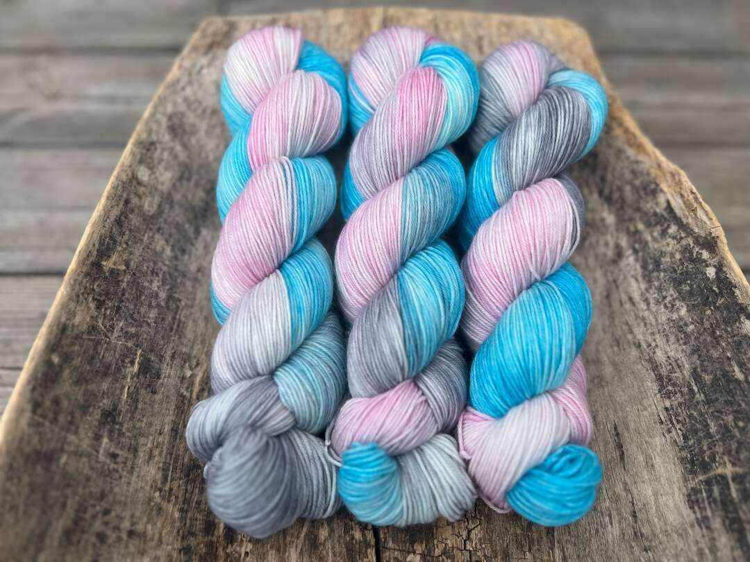 Andrahandssortering!!!  Merinosock - Spring breeze