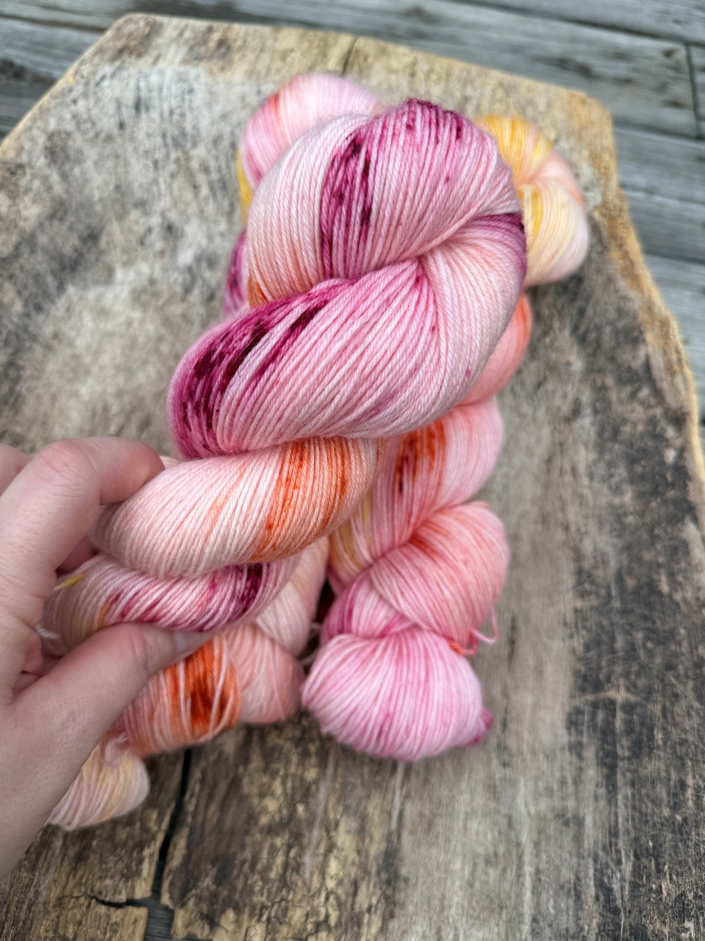 Merino sock - Tulip garden