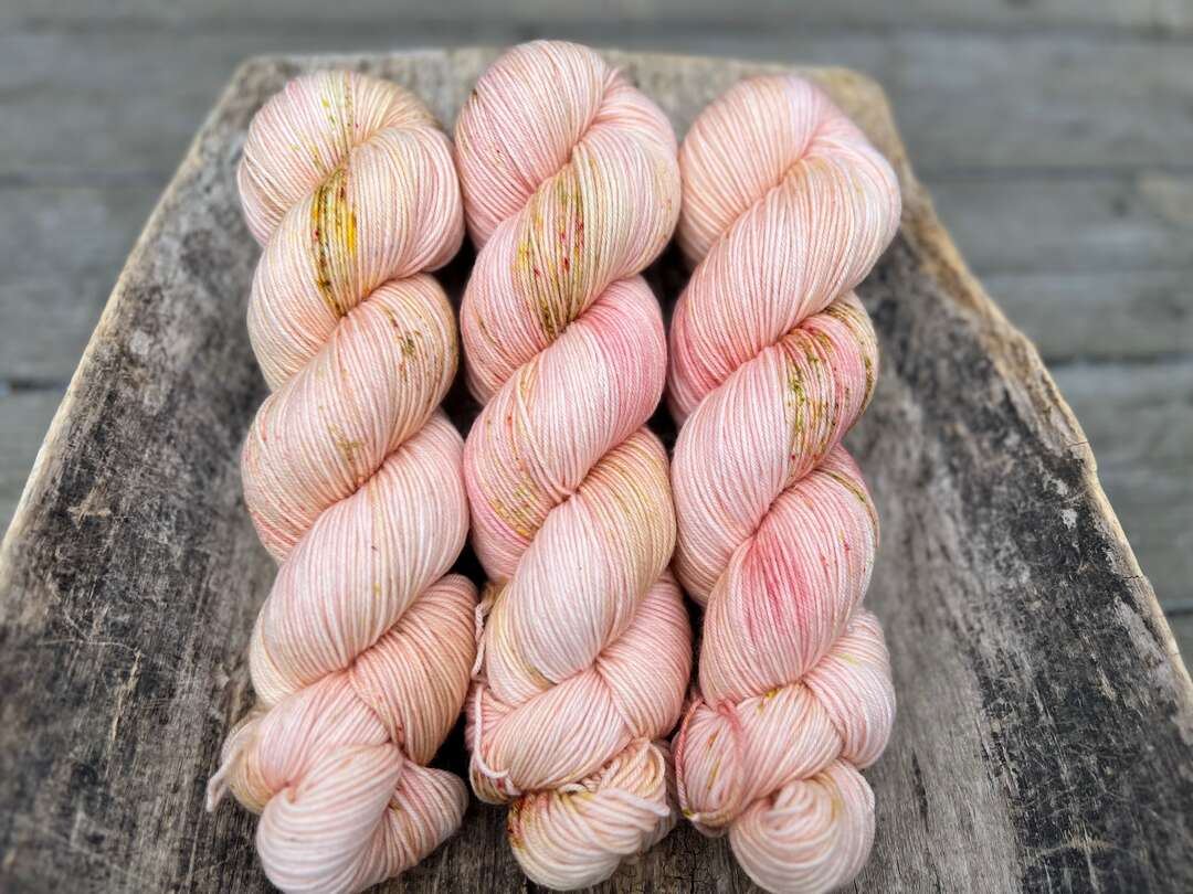 Merino sock - Peach cocktail