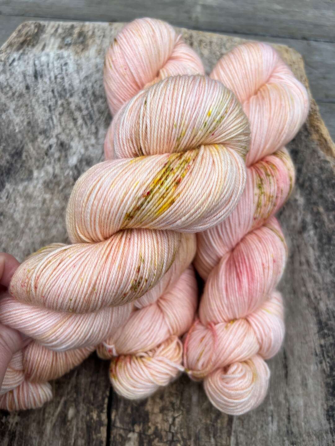 Merino sock - Peach cocktail