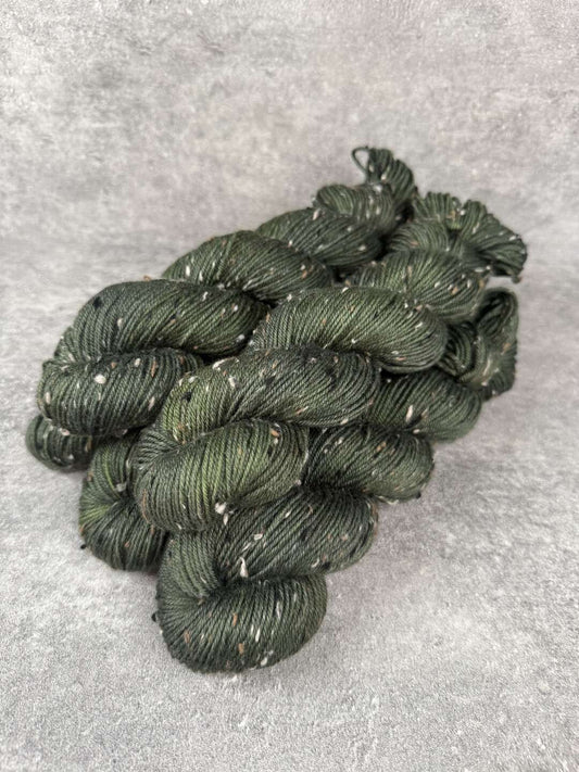 Tweed DK - Deep green