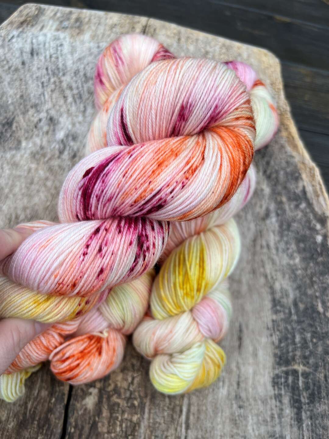 Merino sock - Tulip garden