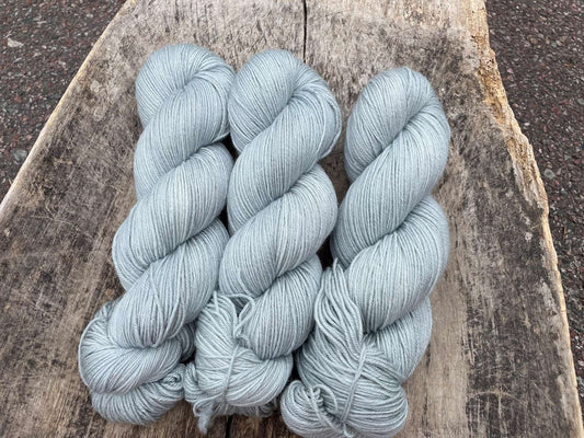 Extra fine merino silke - Soft grey