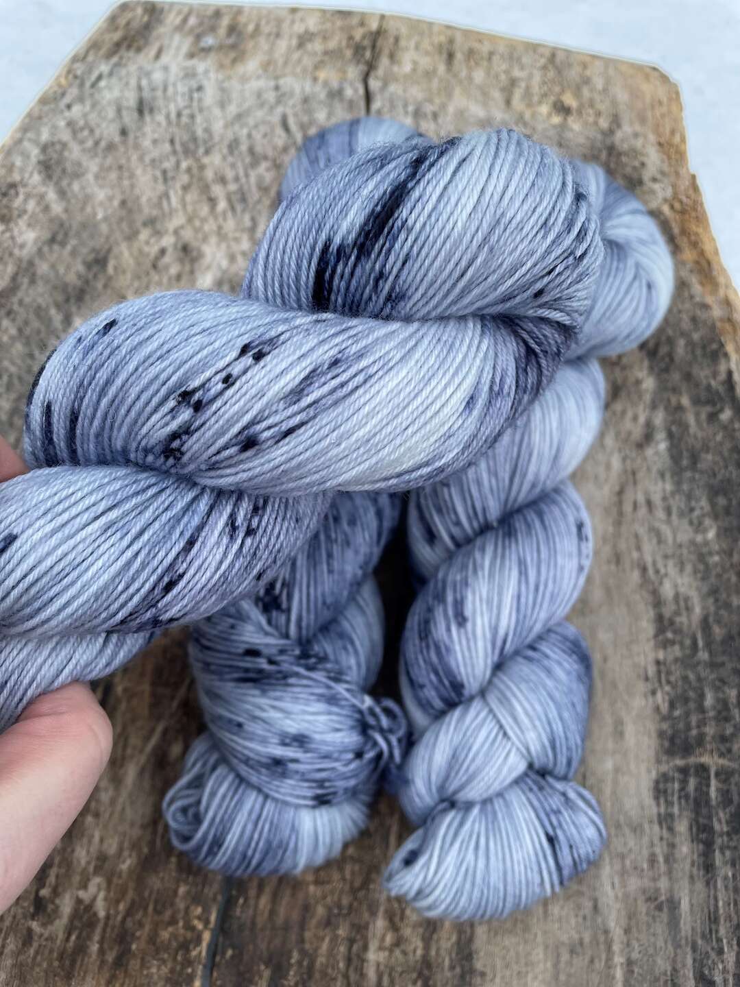 Merino sock - Blue magnolia