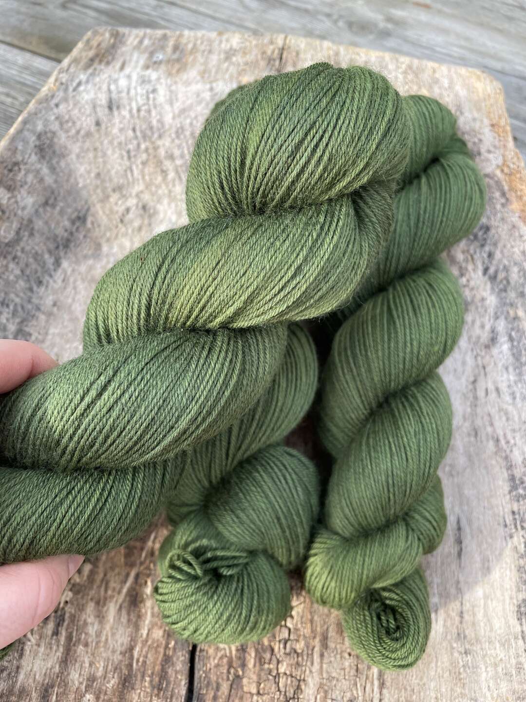 Merino sock - Deep green