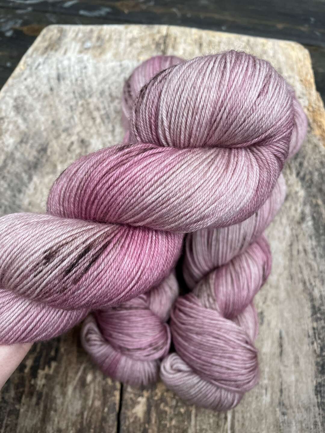 Merino sock - Mauve latte