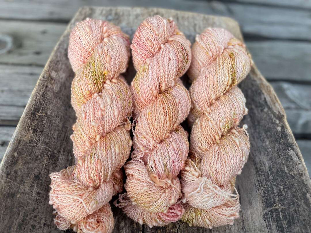 Slub fingering - Peach cocktail