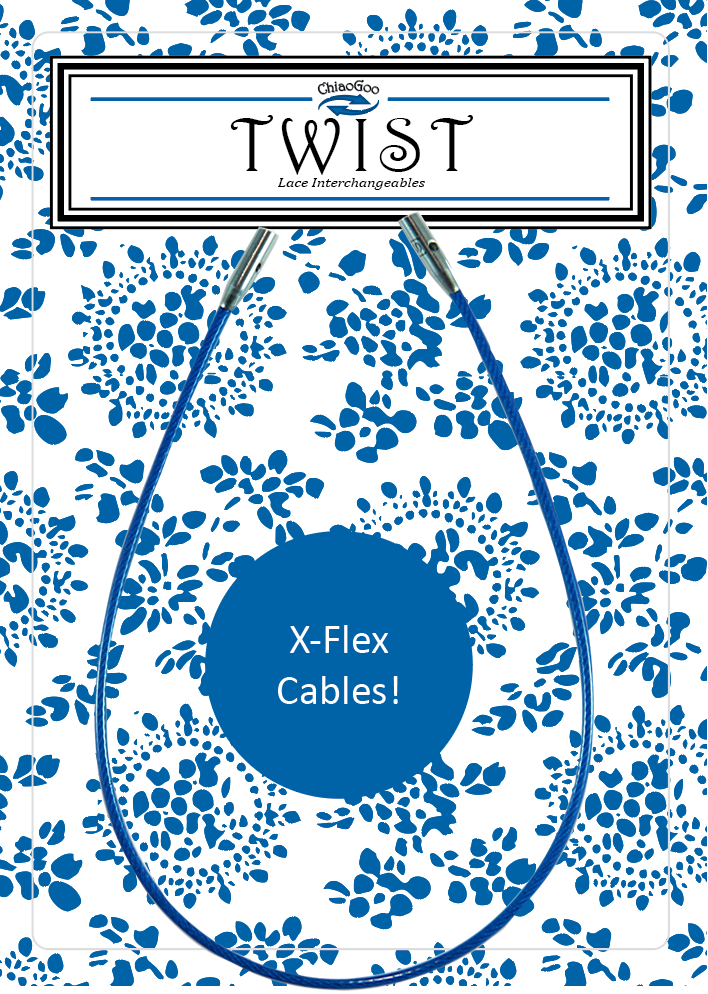 Chiaogoo - Twist blue Cable - X-Flex - Cables small