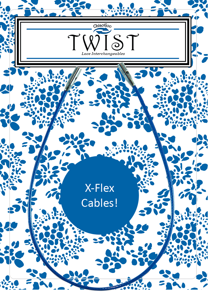Chiaogoo - Twist blue Cable - X-Flex - Kablar small