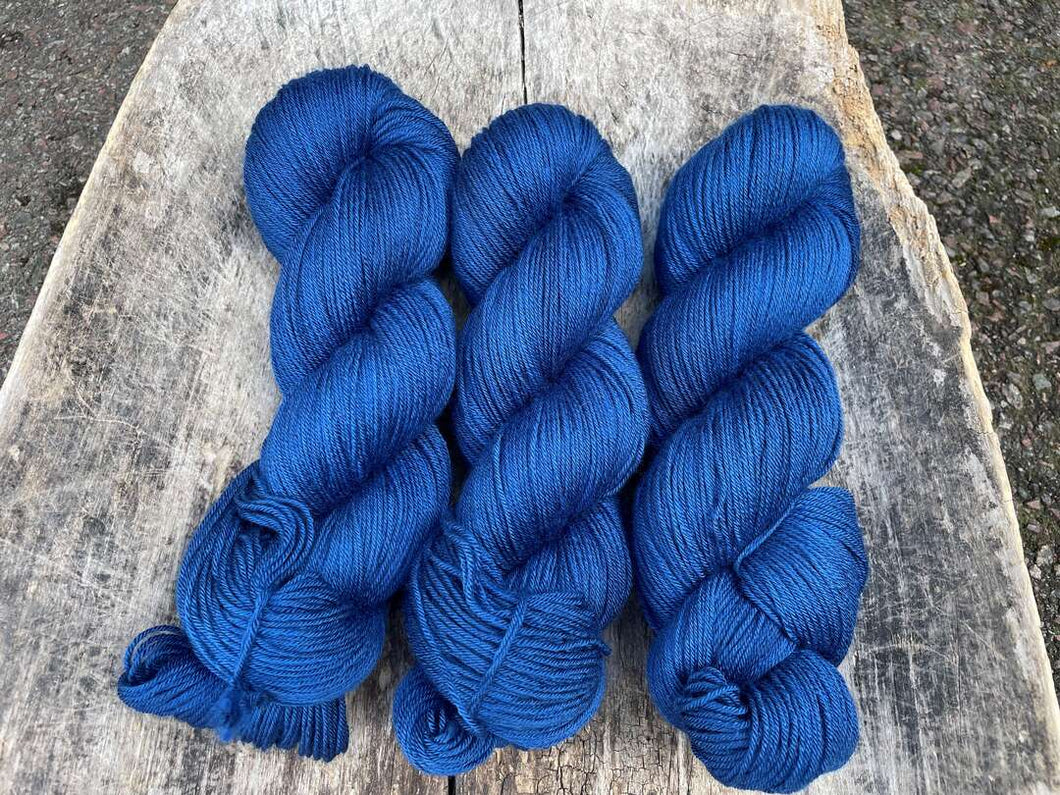 Extra fine merino silke - Deep blue
