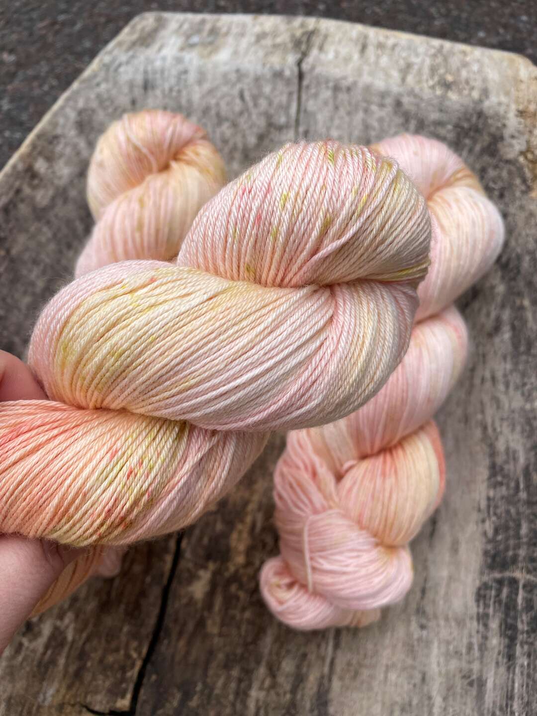 Extra fine merino silk - Peach cocktail