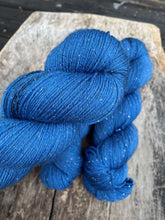 Load image into Gallery viewer, Glitter Merino Socks - Sapphire
