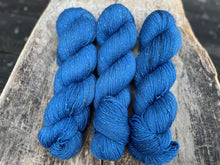 Load image into Gallery viewer, Glitter Merino Socks - Sapphire
