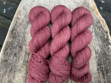 Load image into Gallery viewer, Glitter Merino Socks - Dark Raspberry
