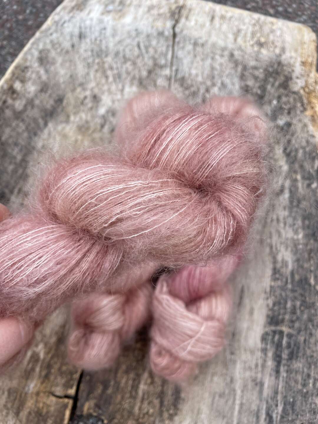 Luxury silk mohair - Ruby chocolate