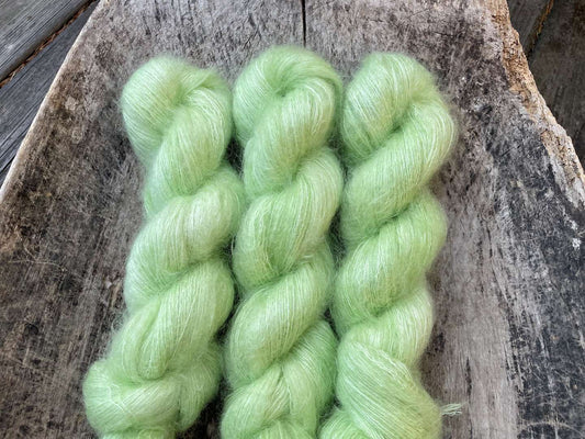 Luxury kid silk mohair - Green apple