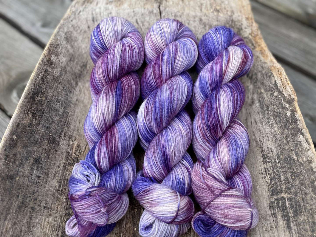 Merinosock - Purple swirl