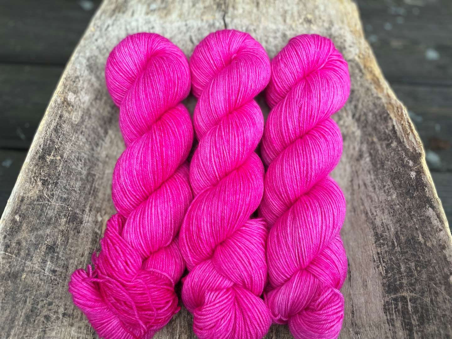 Merino sock - Hot pink