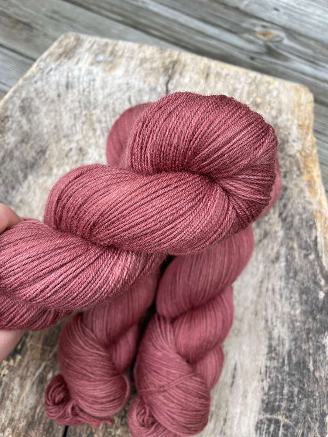 Merino sock - Dark raspberry